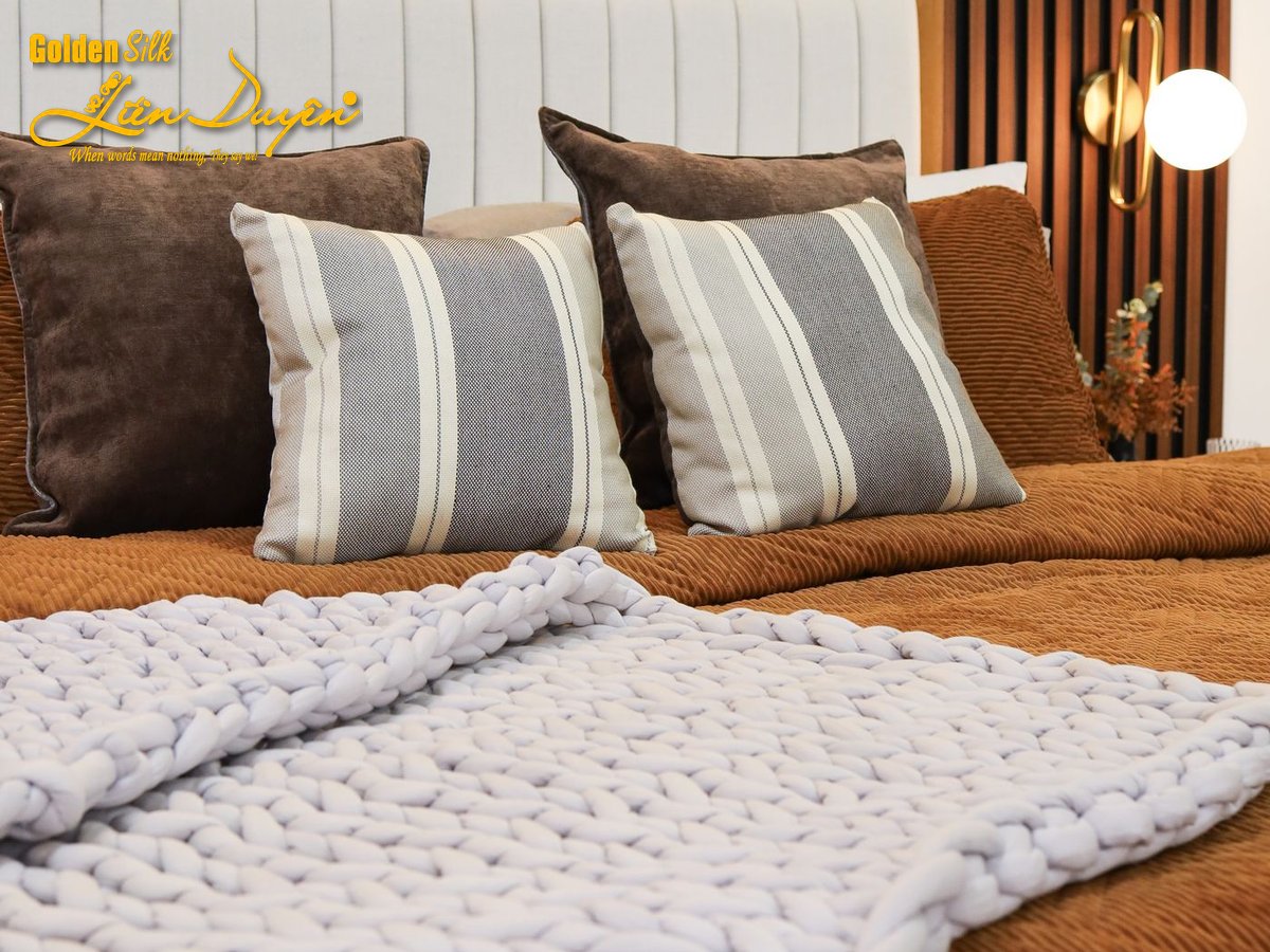 Bộ Chăn Ga Gối Khách Sạn 2 Sao – Vải CVC - GoldenSilk - ảnh 4