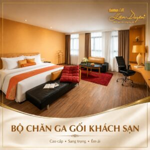Bộ chăn ga gối khách sạn 5 sao đủ màu, 7 sản phẩm (Mã SP: GS019) - GoldenSilk