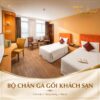 Bộ Chăn Ga Gối Khách Sạn T400 Trắng Trơn - GoldenSilk