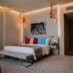 mẫu gối trang trí khách sạn GoldenSilk