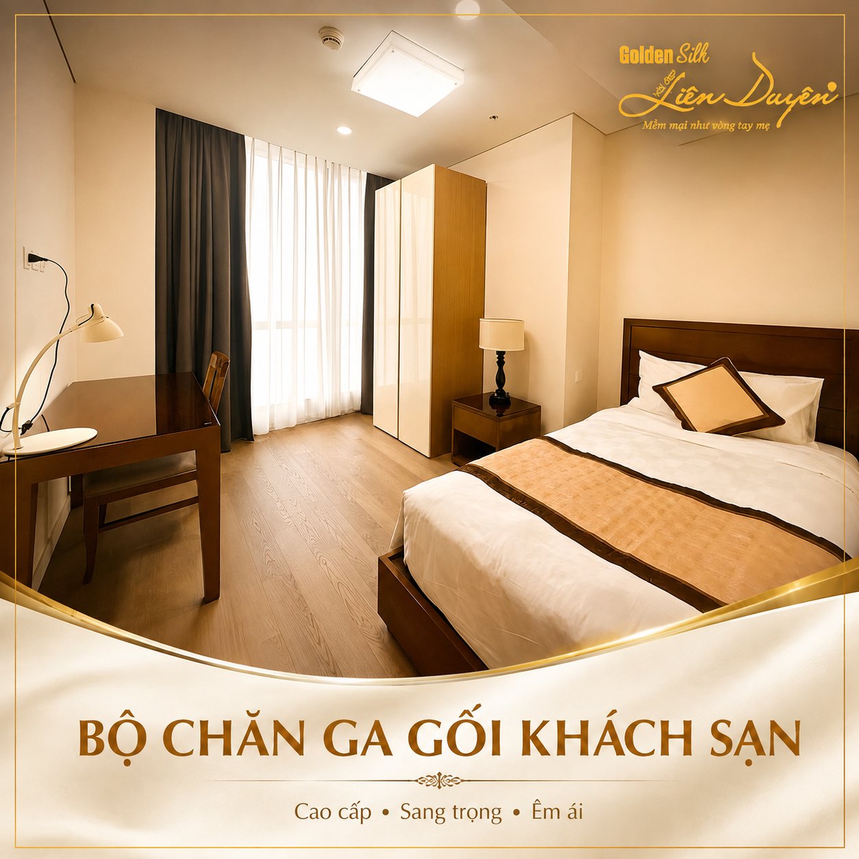 Báo giá chăn mền khách sạn - Ruột chăn cao cấp GoldenSilk
