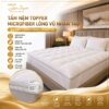 Tấm Nệm Topper Microfiber lông vũ nhân tạo - GoldenSilk