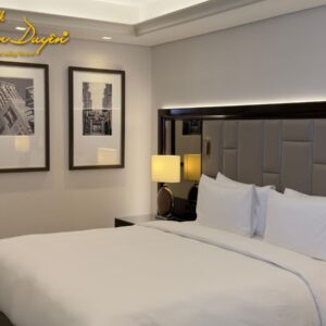 mẫu váy giường khách sạn GoldenSilk